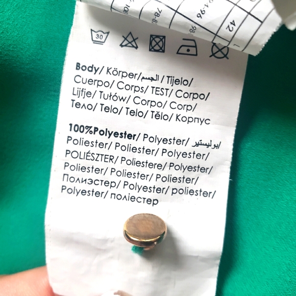 Pimke Zipped V-Neck Blouse - Picture 8 of 9